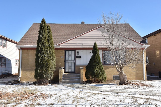 view of bungalow-style house