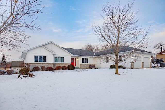 view of ranch-style home