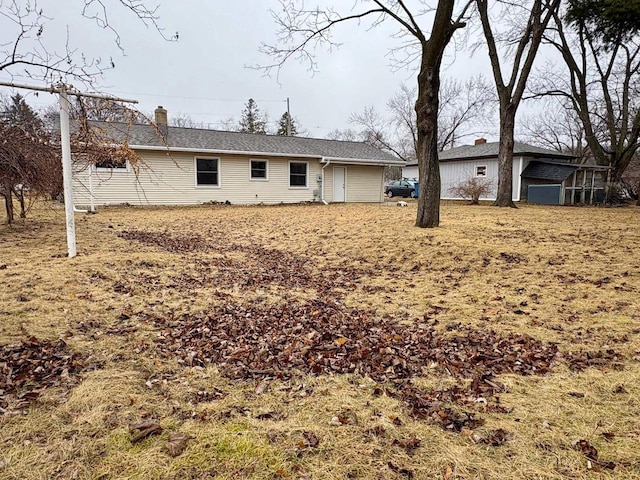 view of back of property