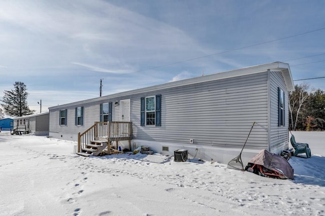 view of manufactured / mobile home