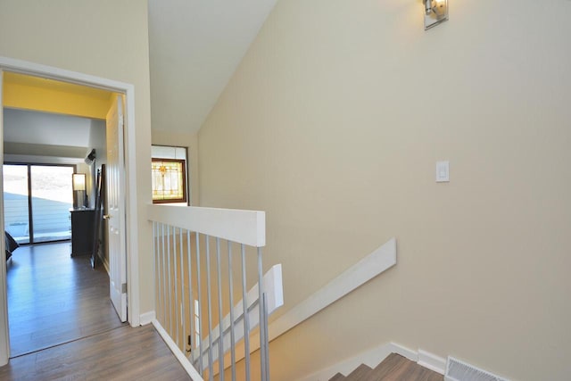 interior space featuring hardwood / wood-style floors