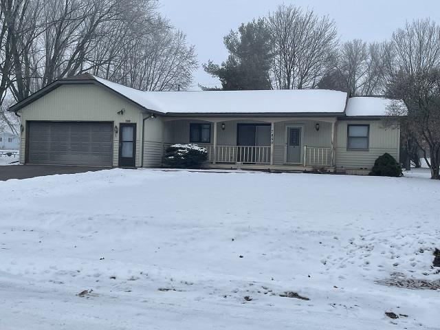 ranch-style house with a garage