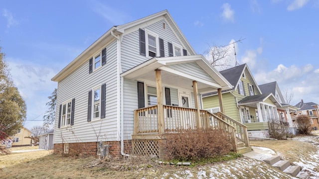 view of front of house with a porch