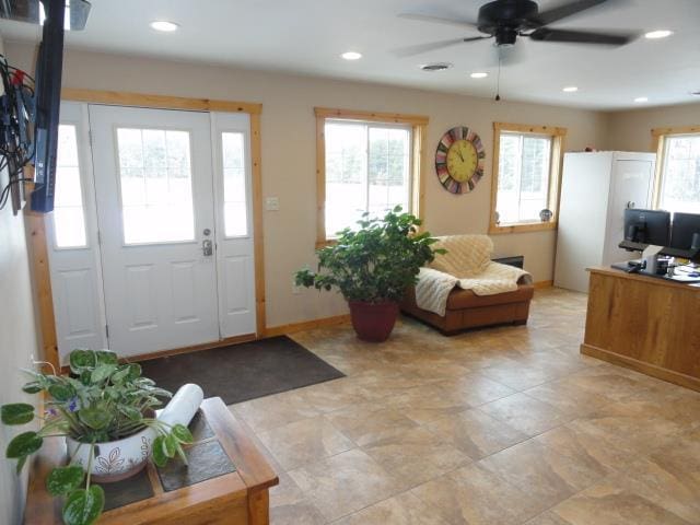 N8621 5th Rd, Westfield, WI 53964 - interior space with ceiling fan