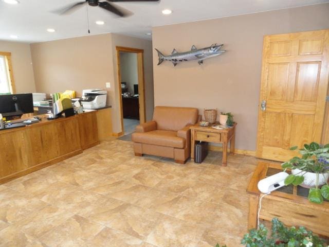 N8621 5th Rd, Westfield, WI 53964 - interior space with ceiling fan
