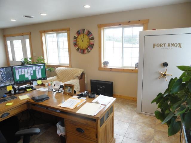 N8621 5th Rd, Westfield, WI 53964 - tiled office featuring plenty of natural light