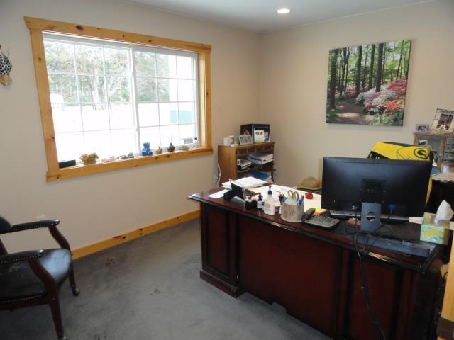 N8621 5th Rd, Westfield, WI 53964 - view of carpeted office space