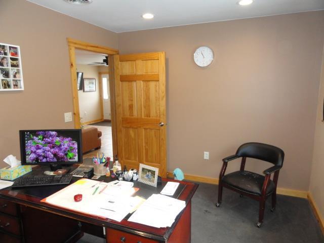 N8621 5th Rd, Westfield, WI 53964 - view of carpeted home office