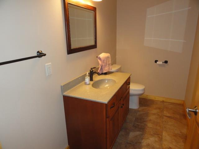 N8621 5th Rd, Westfield, WI 53964 - bathroom with vanity and toilet