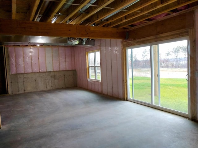 interior space featuring plenty of natural light