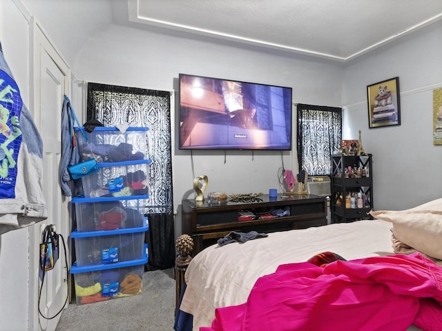 bedroom featuring carpet floors