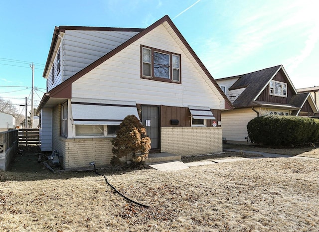 view of back of property