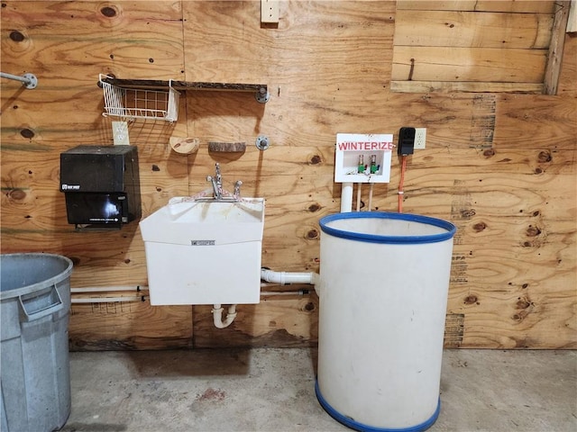 utility room with a sink