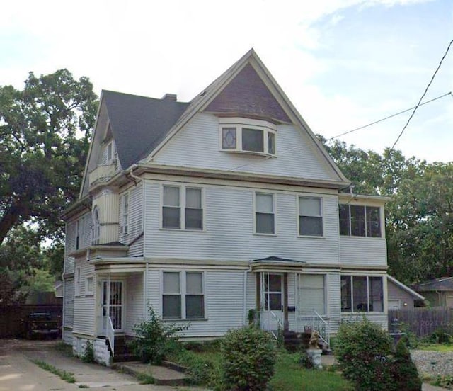 view of victorian home