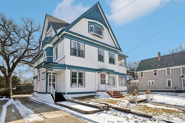 view of victorian house