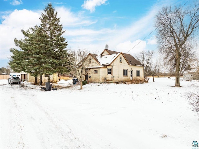 view of front of home