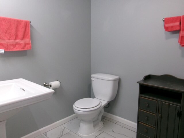 bathroom with toilet