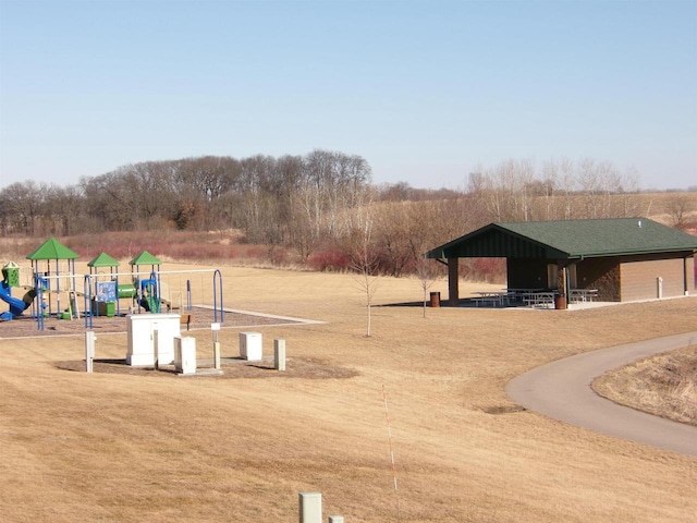 105 Community Dr, Fall River, WI 53932 - surrounding community featuring a gazebo