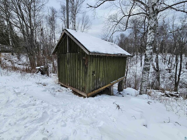 13770 State Highway 13, Herbster, WI 54844 - view of snow covered structure