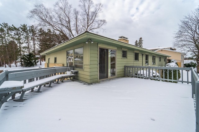 exterior space featuring a deck