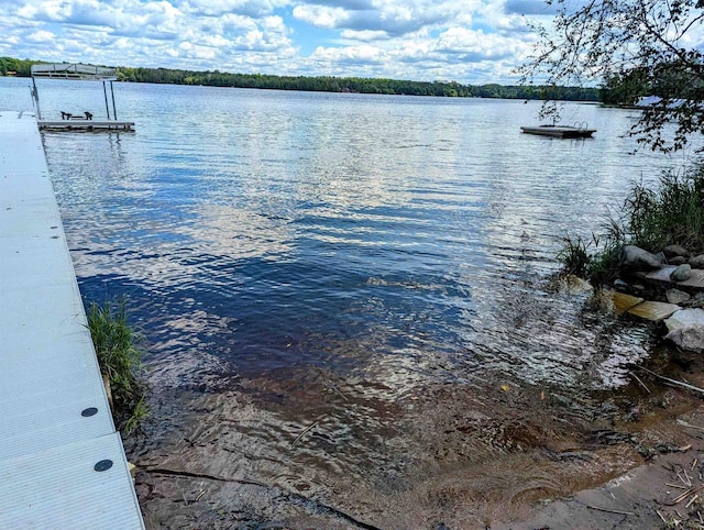 view of water feature