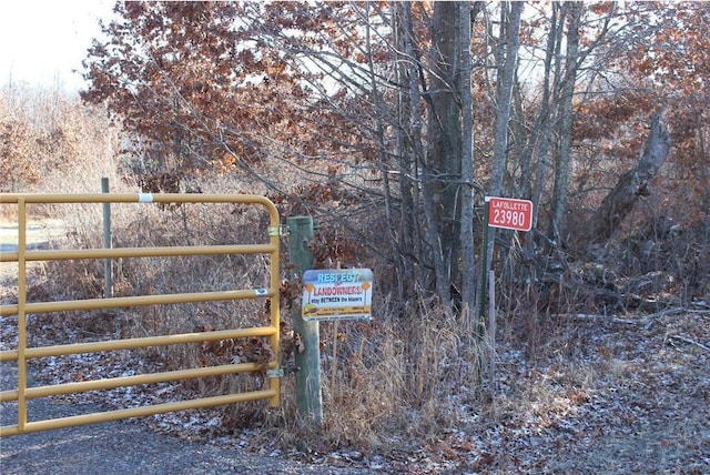 view of gate