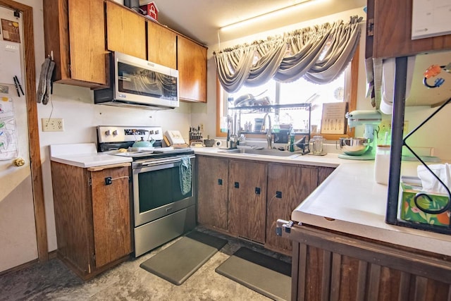 kitchen featuring sink and stainless steel appliances