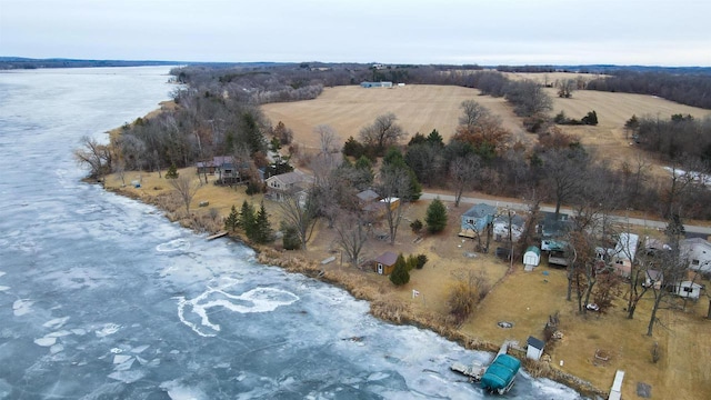 N3005 Lakeview Dr, Montello, WI 53949 - drone / aerial view with a water view