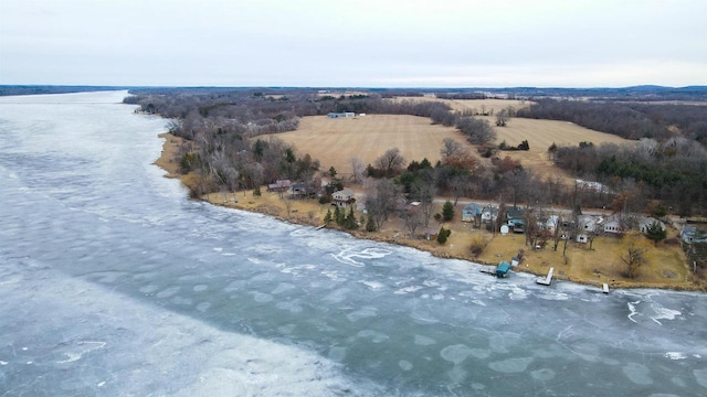 N3005 Lakeview Dr, Montello, WI 53949 - bird's eye view featuring a water view
