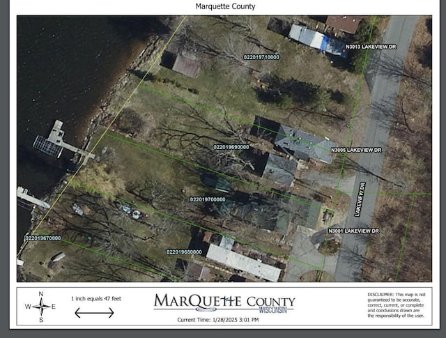 N3005 Lakeview Dr, Montello, WI 53949 - map