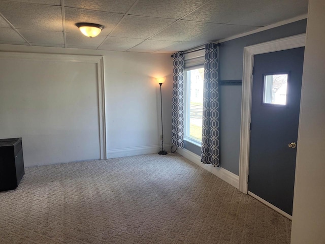 entryway featuring carpet