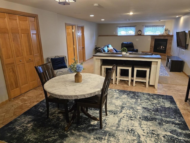 view of dining room