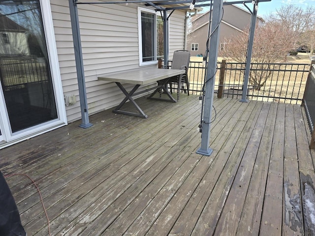 view of deck