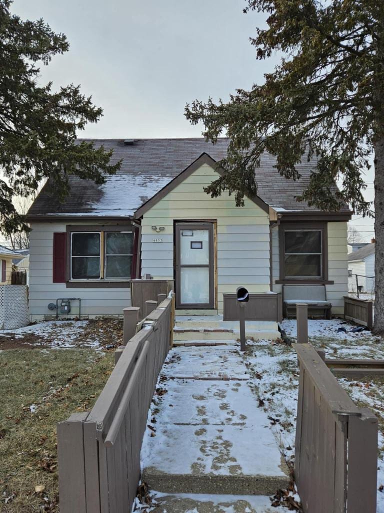 view of bungalow-style house