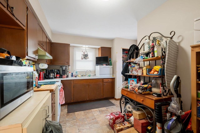 kitchen with sink and stove