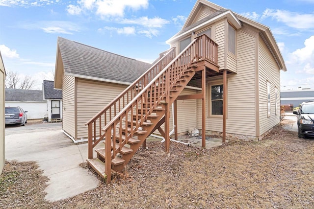 view of rear view of property