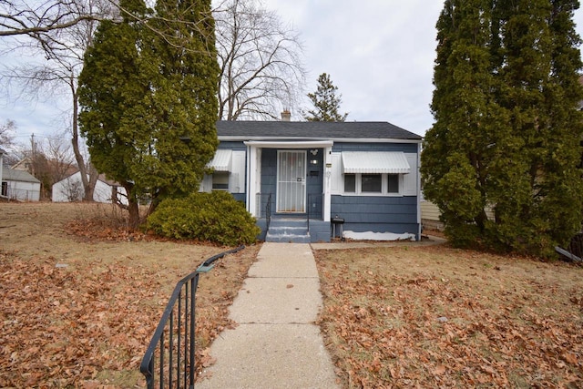 view of bungalow-style home