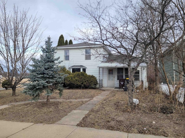 view of front of home