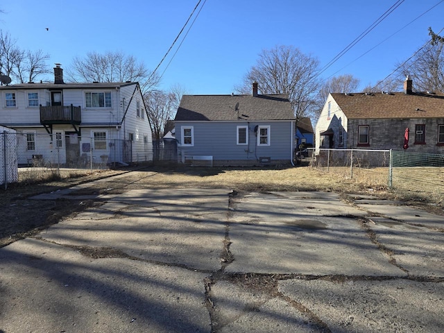 view of back of property