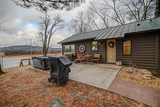 view of patio featuring grilling area