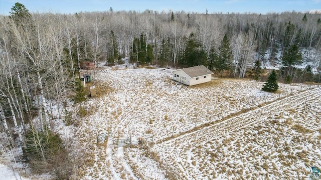 4998 S Barnes Rd, Superior, WI 54880 - view of snowy aerial view