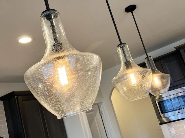 details with hanging light fixtures