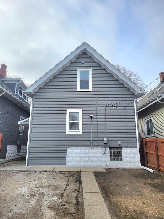 view of rear view of house