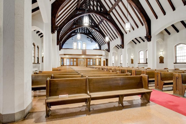 view of community lobby