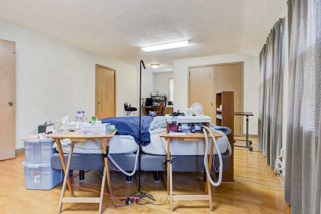 dining area featuring light hardwood / wood-style flooring