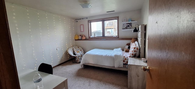 bedroom with carpet flooring