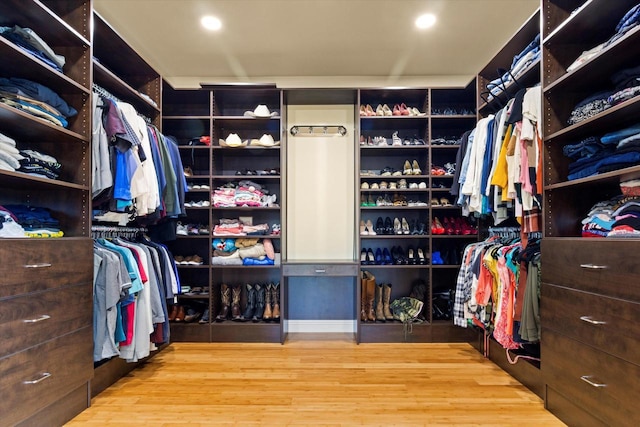 4922 W Dean Rd, Milwaukee, WI 53223 - spacious closet with wood finished floors