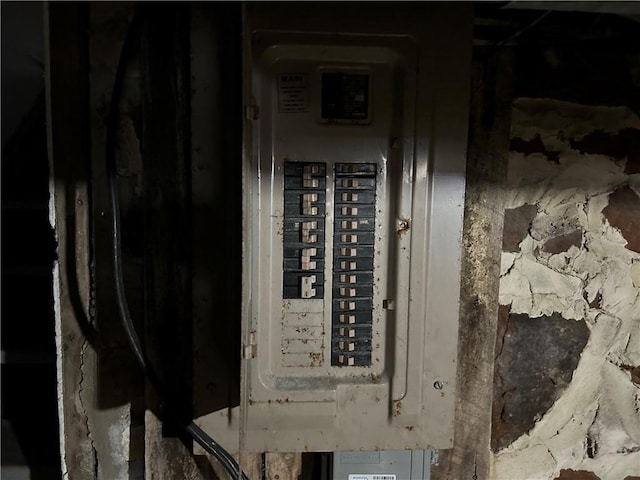 utility room featuring electric panel