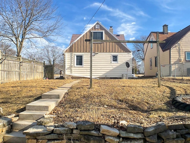 view of back of property