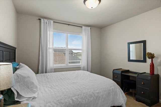 bedroom featuring carpet flooring